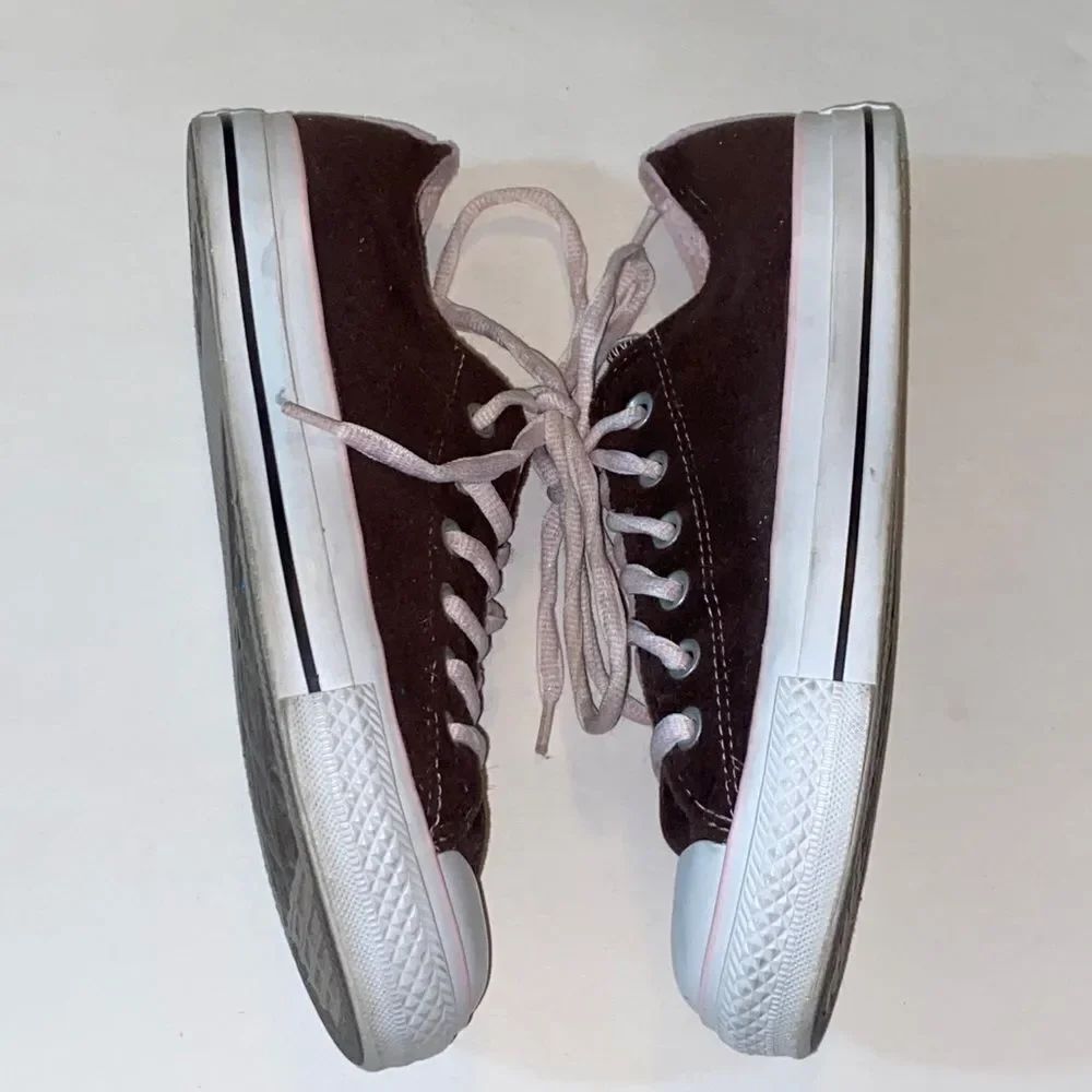 Converse All StarâVelvet with Deep Brown Sole Unisex Menâs 6 Womenâs 8 Size - Picture 5 of 12